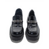 Marc Jacobs Black Chunky Leather Loafers