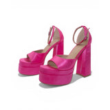Novo Pink Platform Heels