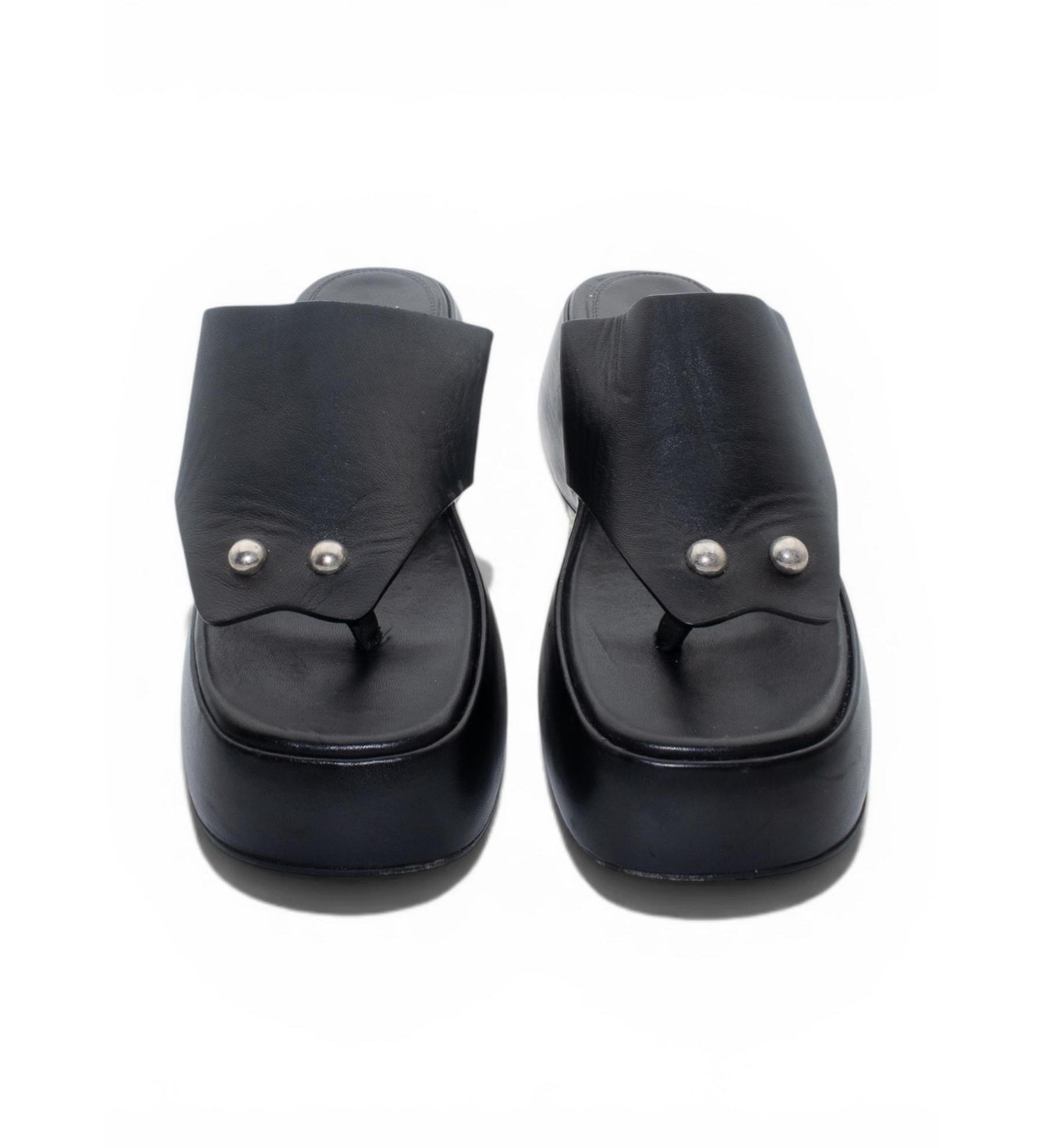 Paris Georgia Platform Slide Sandals