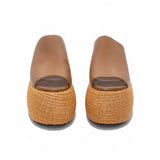 Simon Miller Platform Raffia Slides