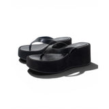 Zara Platform Thong Sandals