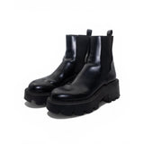Zara Black Chunky Stud Detail Boots