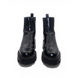 Zara Black Chunky Stud Detail Boots