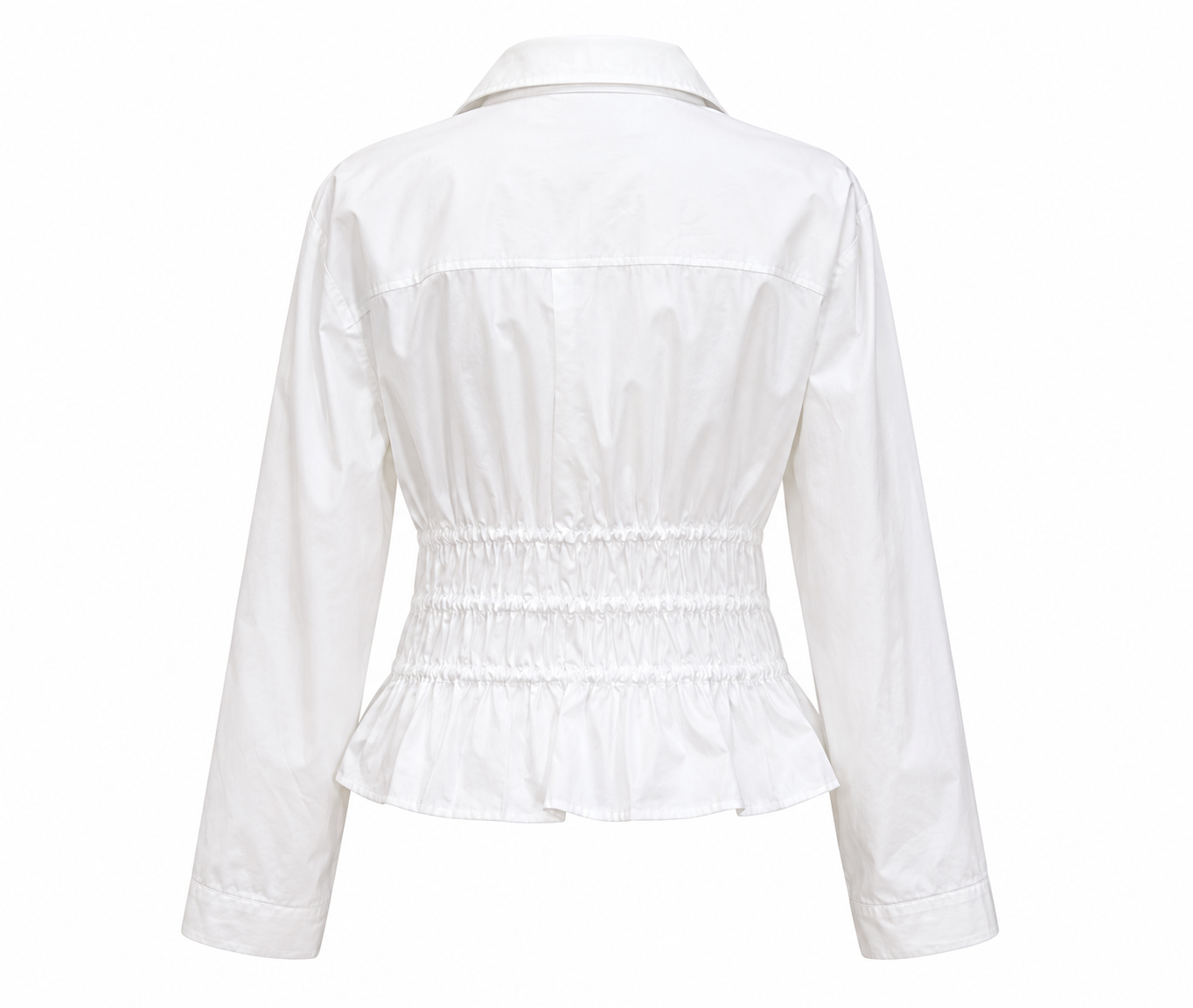 Zara Cinched Tie-Front Shirt