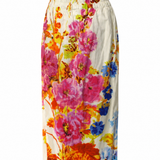 Dries Van Noten Floral Print Midi Length Skirt