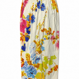 Dries Van Noten Floral Print Midi Length Skirt