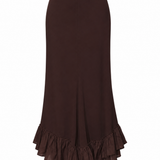 Maggie Marilyn Frill Trim Knit Skirt