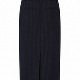 RUBY Pinstripe Midi Skirt