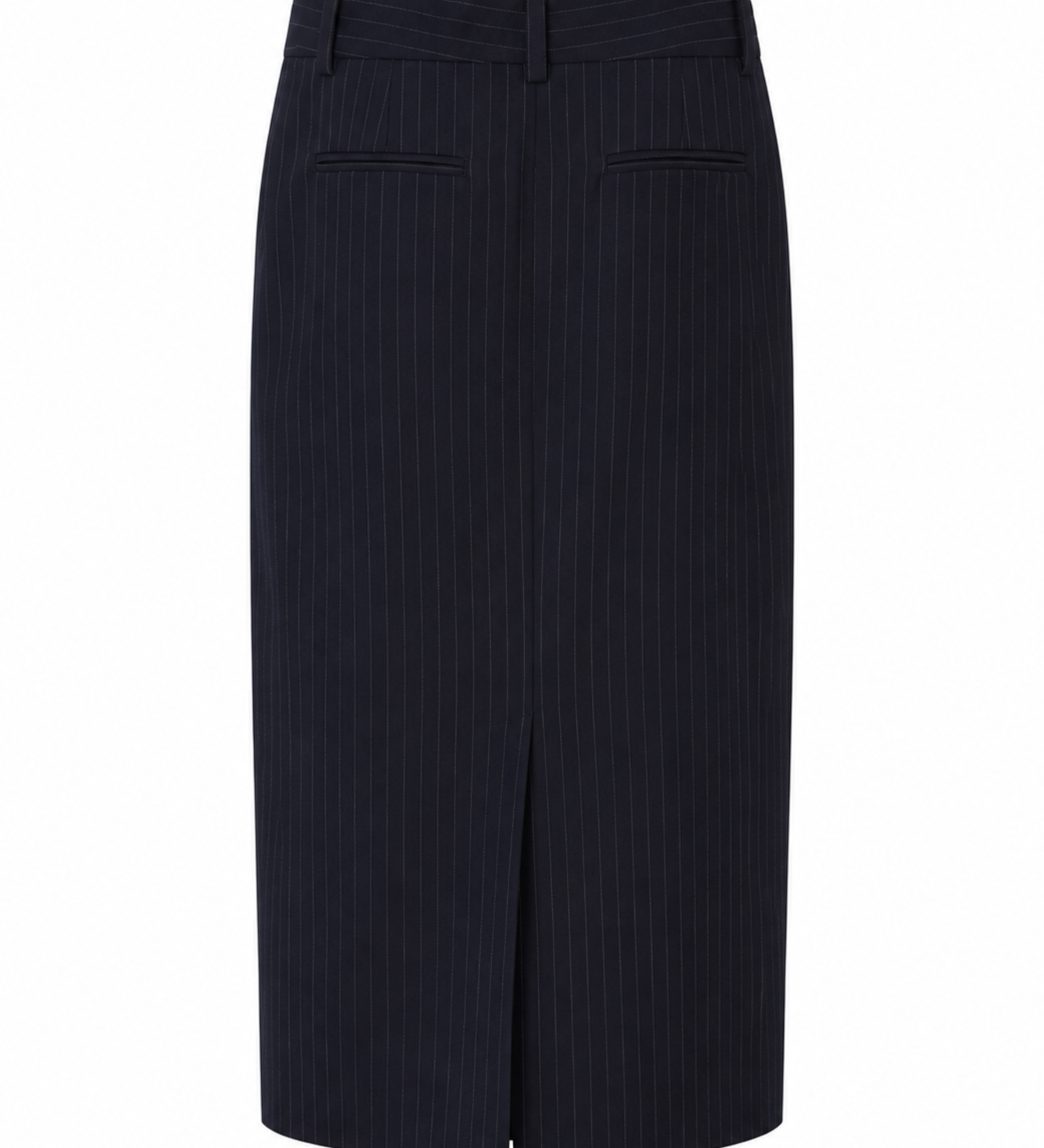 RUBY Pinstripe Midi Skirt