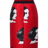 COOPER by Trelise Cooper Vintage Portrait Print Pencil Skirt