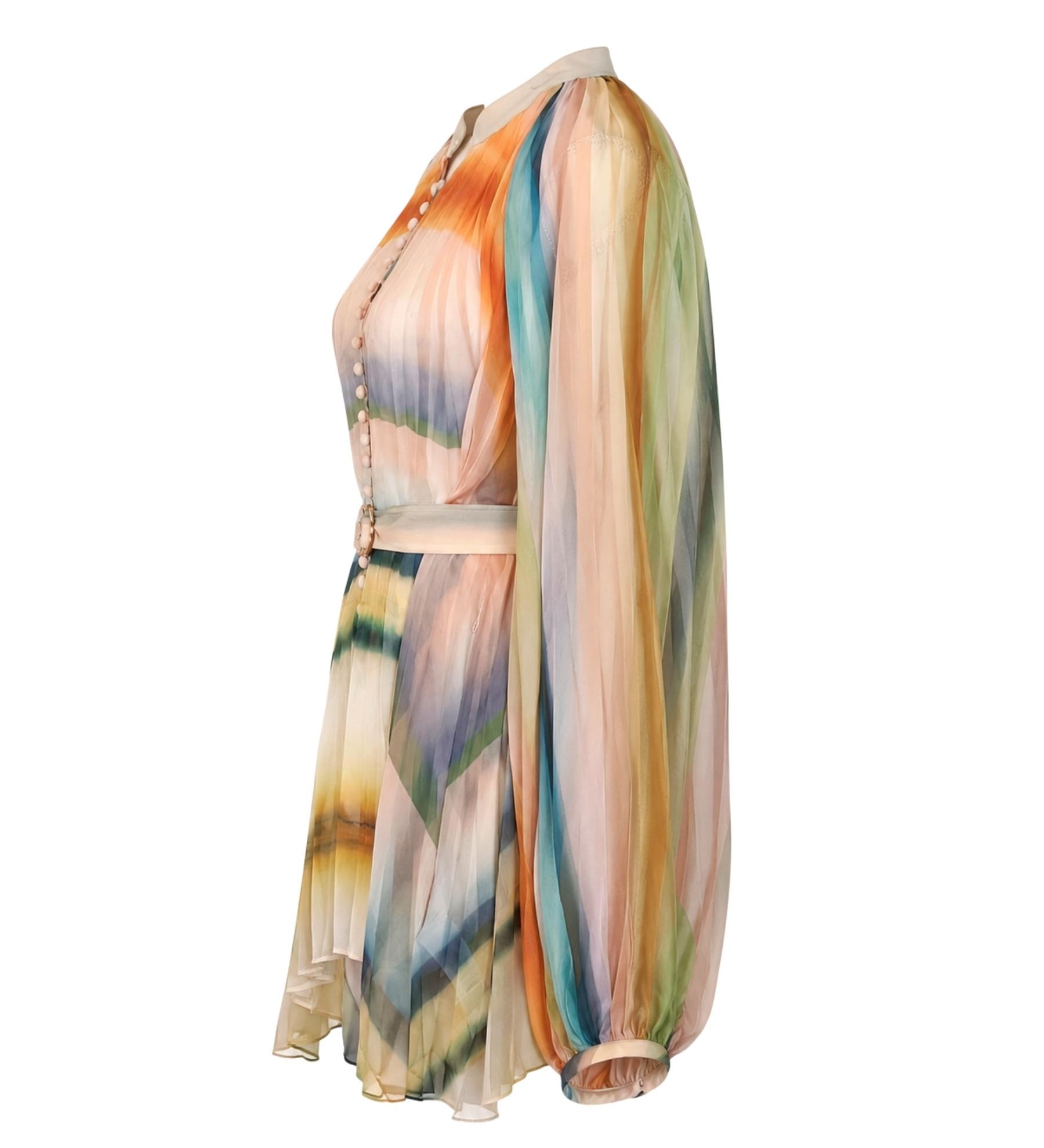 Acler Pleated Sheer Top