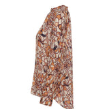 A.L.C. Silk Floral Print Top