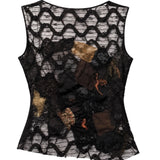 Annah Stretton Lace Overlay Top