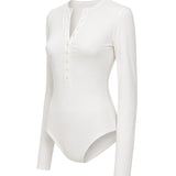 Bayse Long Sleeve Henley Bodysuit