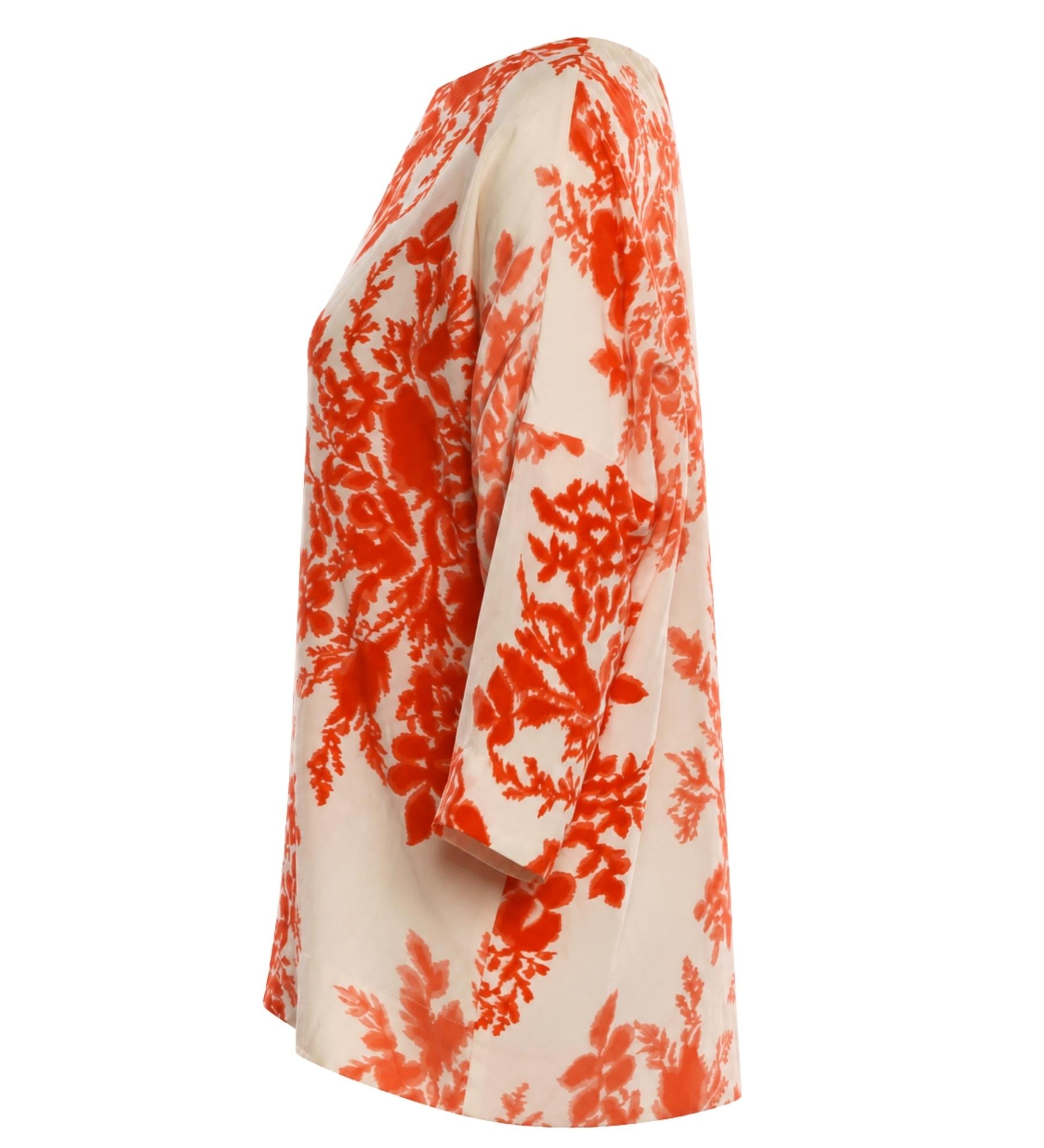 By Malene Birger Silk Floral Print Top