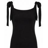 Caitlin Crisp Tie-Shoulder Stretch Tank
