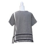 Cecilie Copenhagen “Shirt O” Black & White Cotton Top