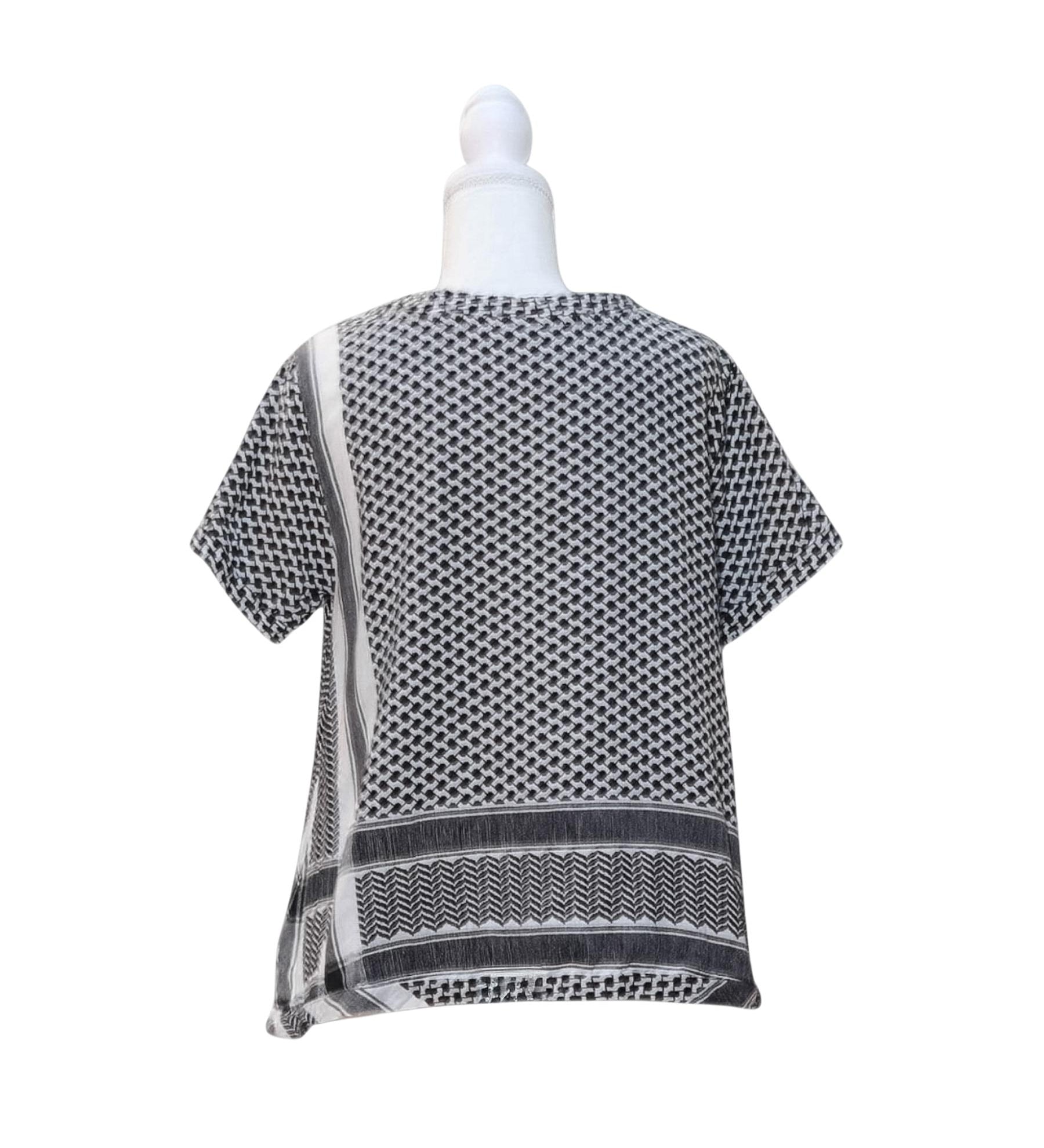 Cecilie Copenhagen “Shirt O” Black & White Cotton Top