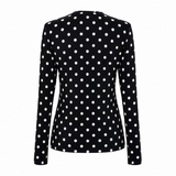 Comme des Garçons PLAY Polka Dot Long Sleeve Top