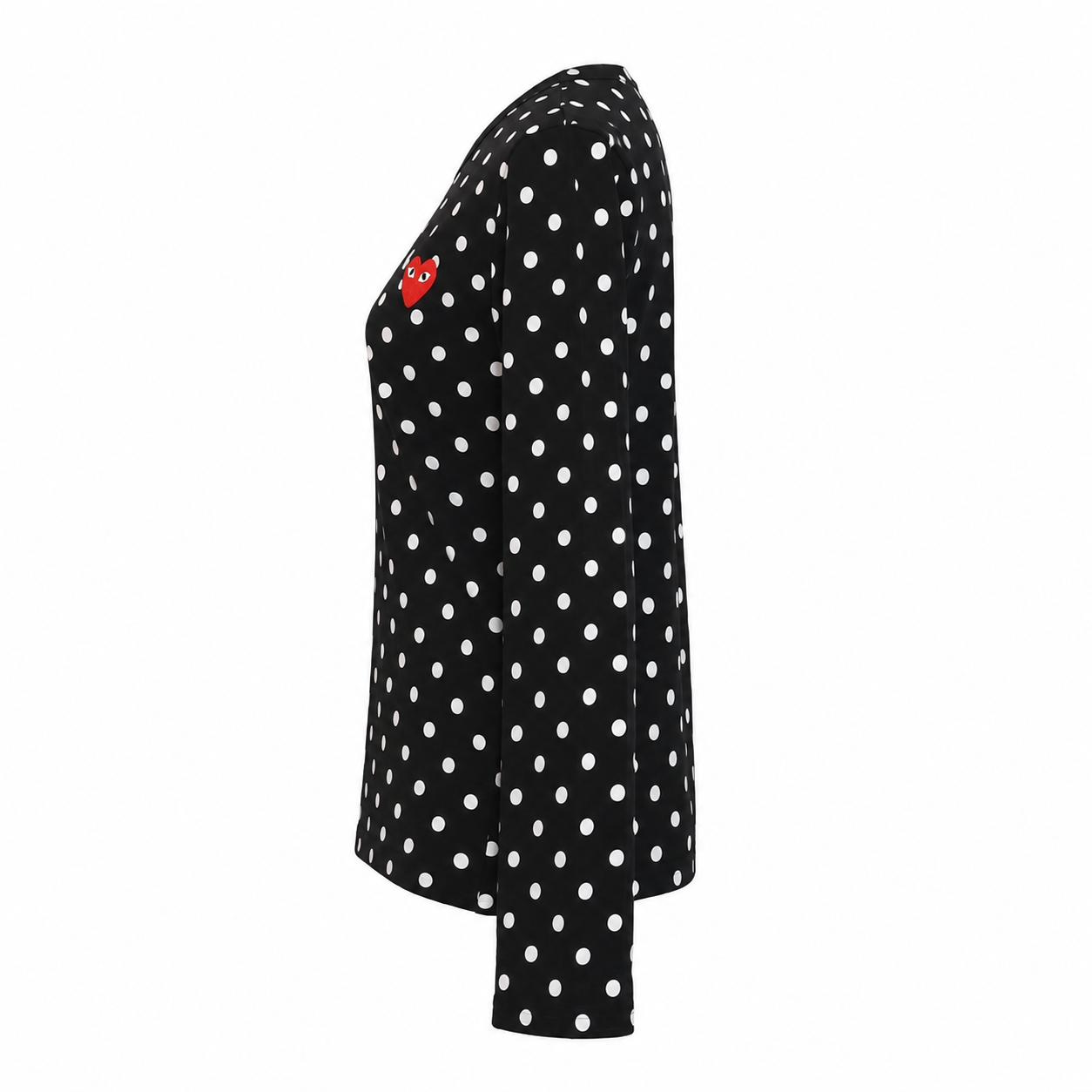 Comme des Garçons PLAY Polka Dot Long Sleeve Top