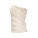Dissh Textured Knit Tube Top