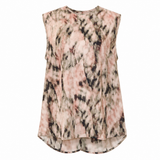 Juliette Hogan Ashbury Print Silk Sleeveless Top