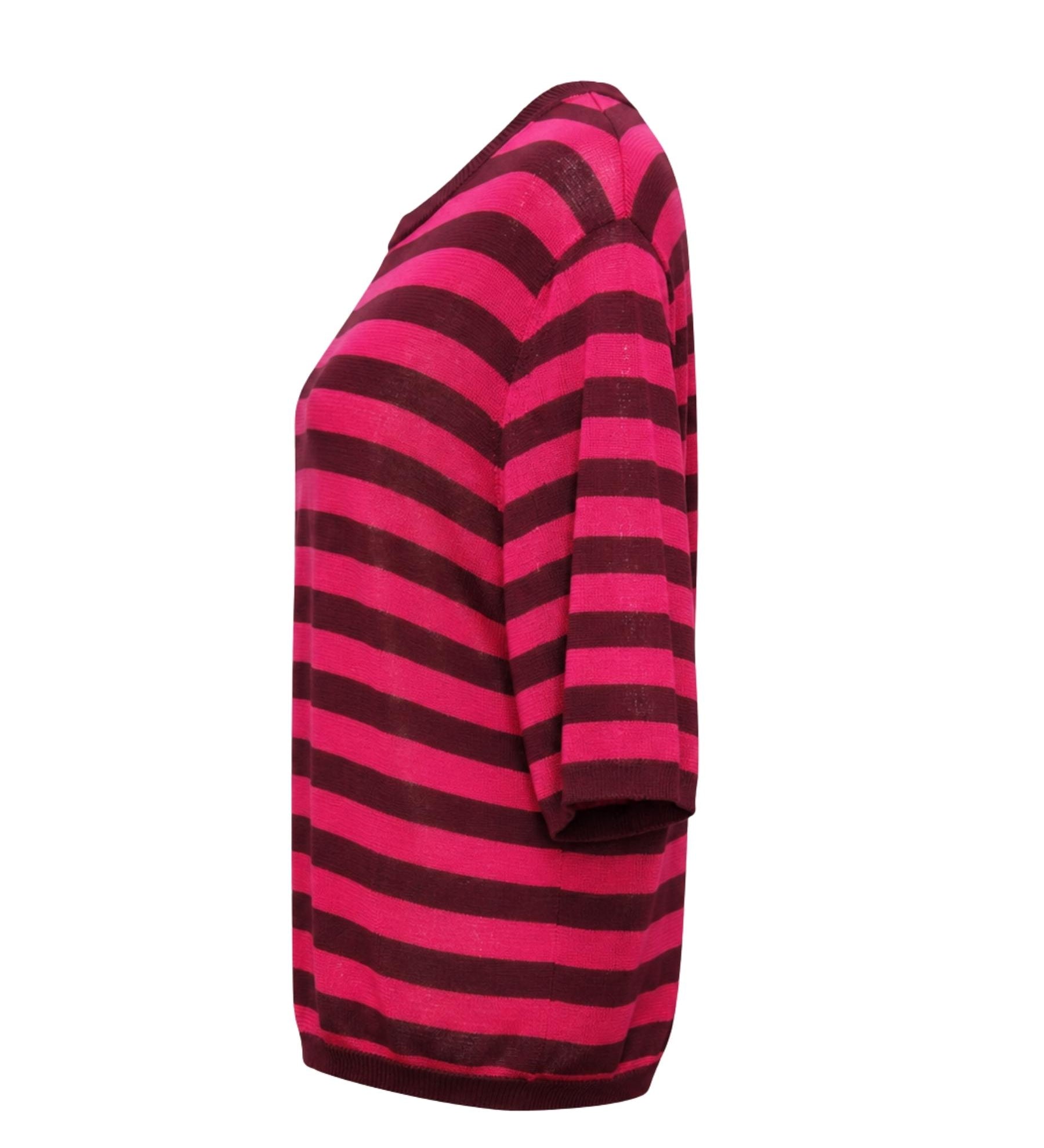 Kate Sylvester Striped Knit Top