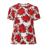 Kate Sylvester “Ria” Chrysanthemum Print Top
