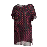 M Missoni Printed Bateau Neckline Tunic