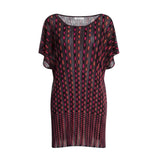 M Missoni Printed Bateau Neckline Tunic
