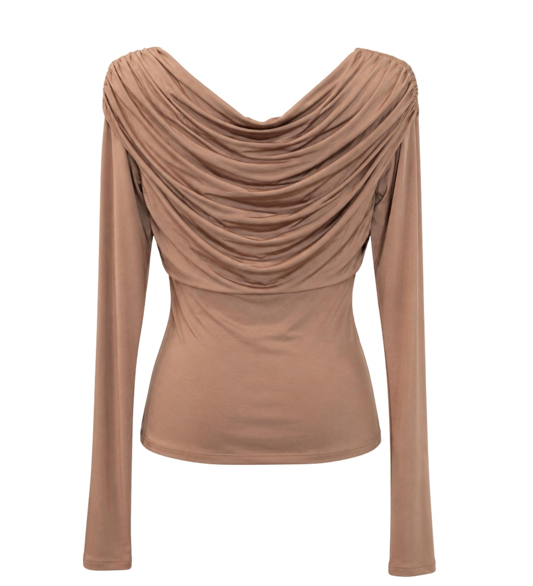 Paris Georgia Axel Off-Shoulder Top – Concrete