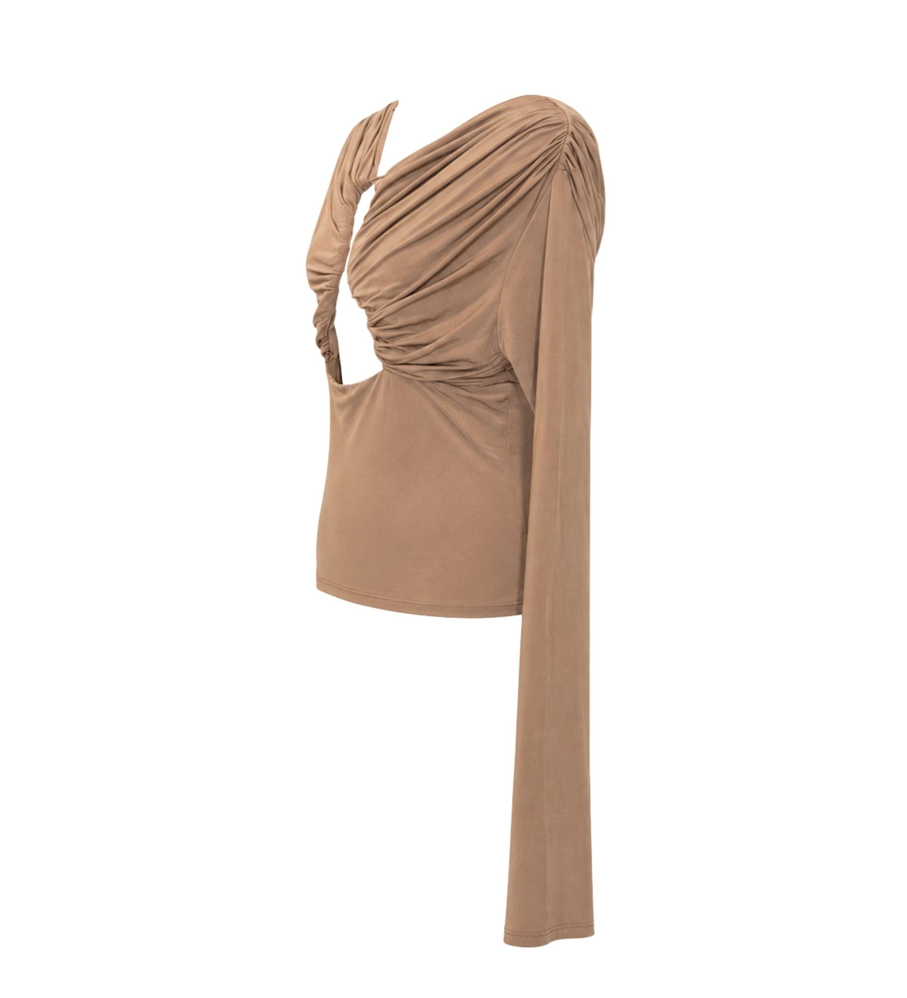 Paris Georgia Axel Off-Shoulder Top – Concrete