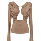 Paris Georgia Axel Off-Shoulder Top – Concrete