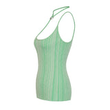 Paris Georgia Ribbed Halter Knit Top