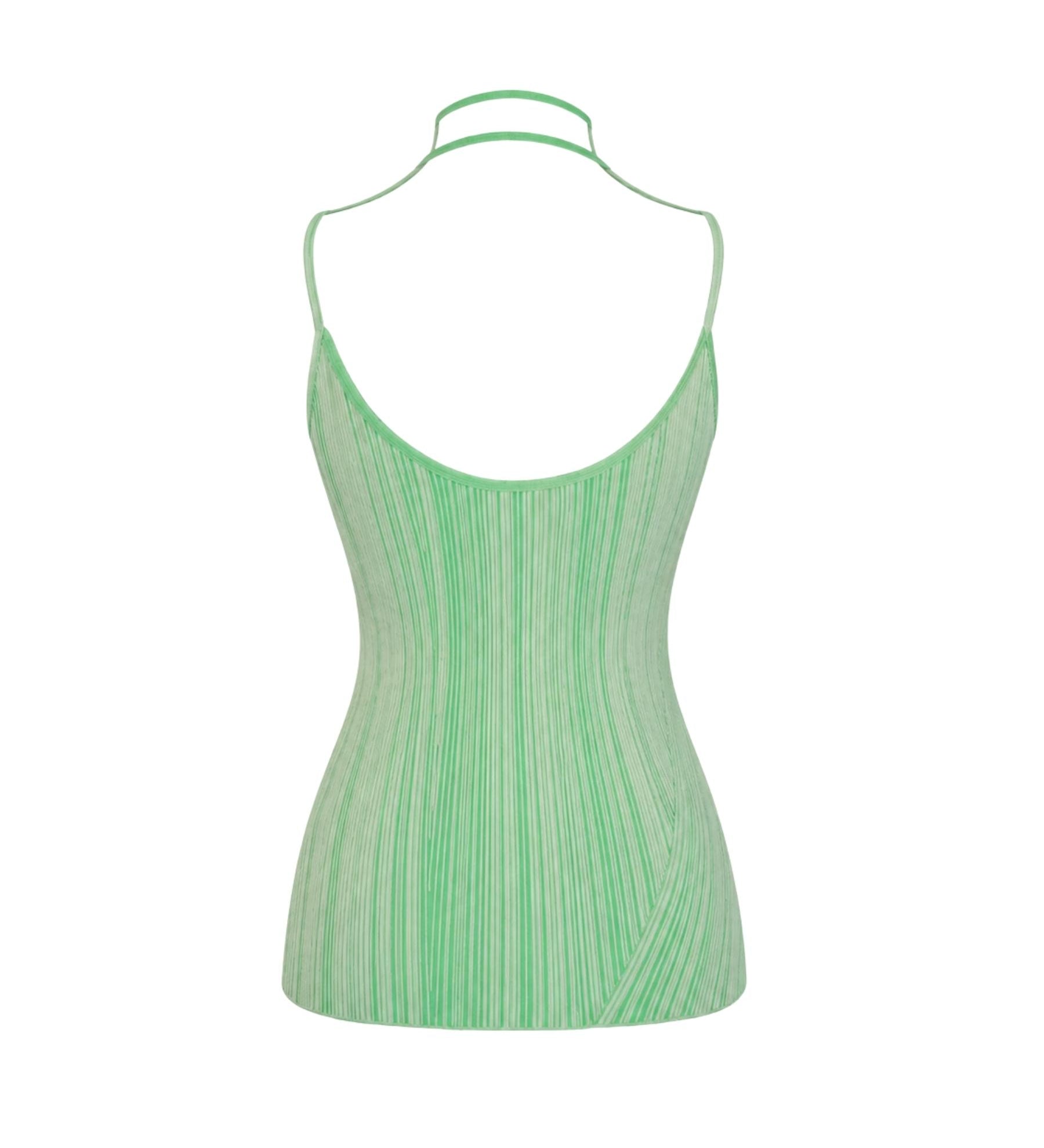 Paris Georgia Ribbed Halter Knit Top