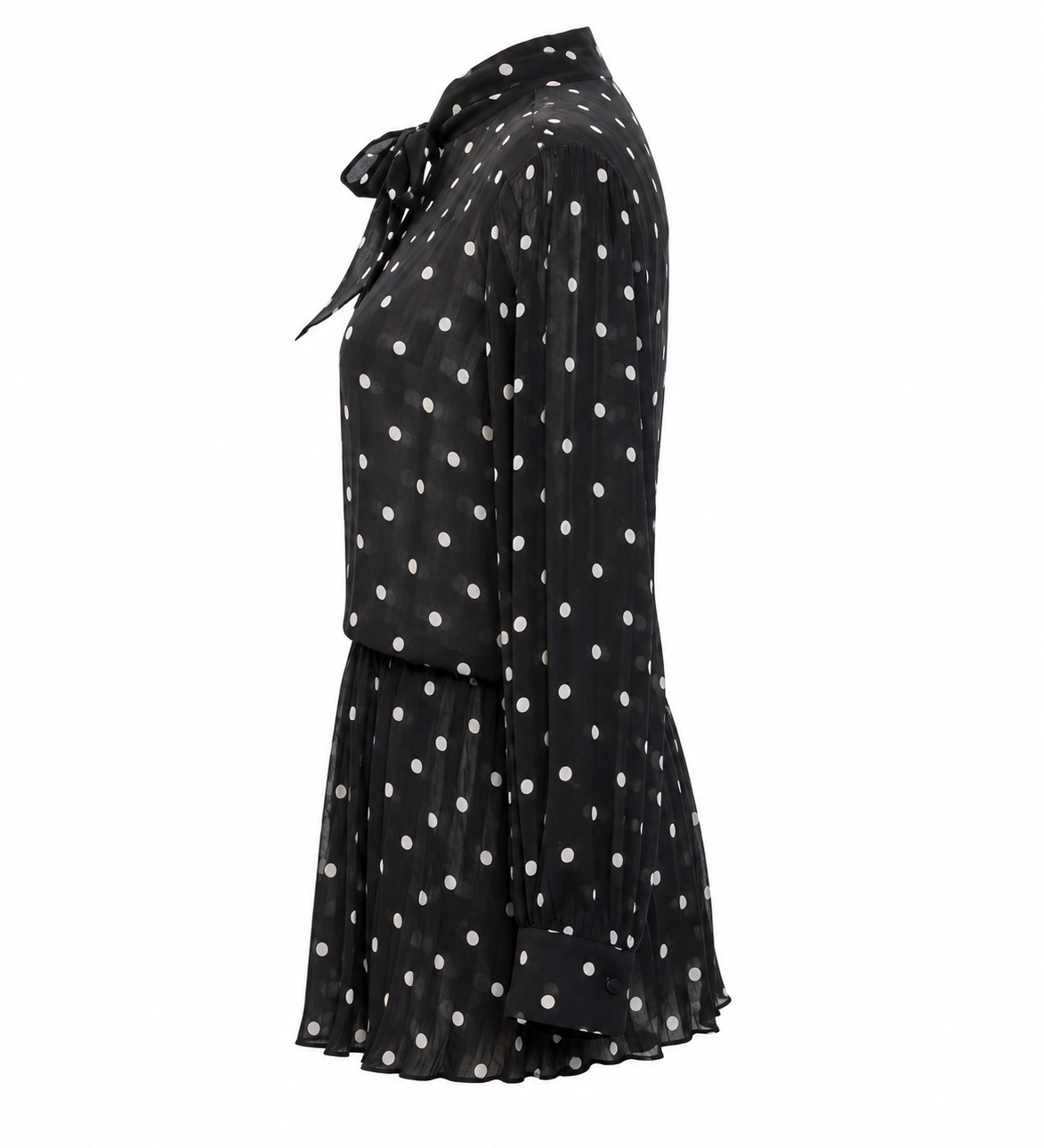 Samsøe Samsøe Polka Dot Tie Neck Blouse