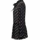 Samsøe Samsøe Polka Dot Tie Neck Blouse