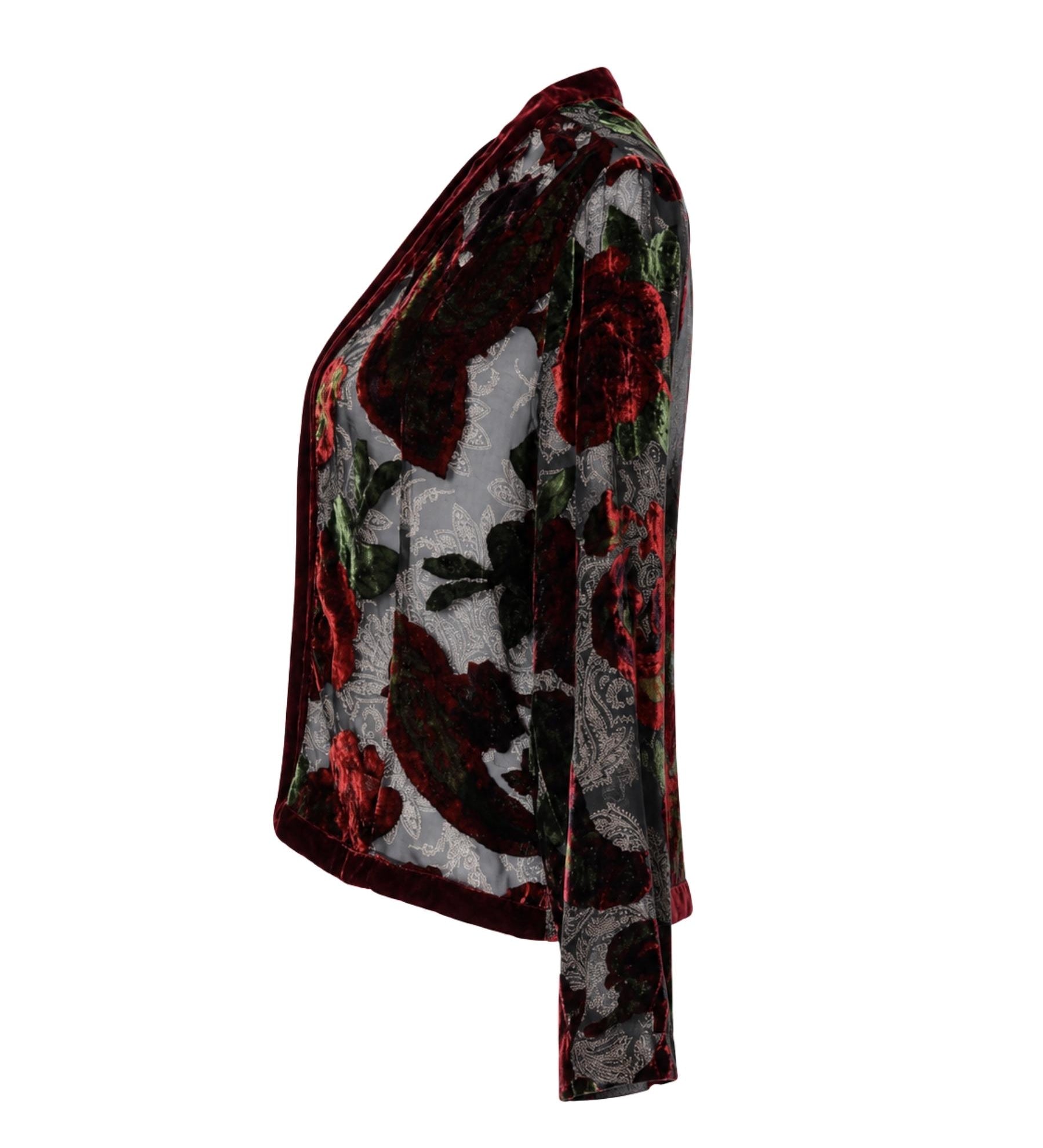 Cooper by Trelise Cooper Velvet Burnout Floral Jacket
