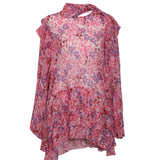 Trelise Cooper “Neck of the Woods” Sheer Floral Top