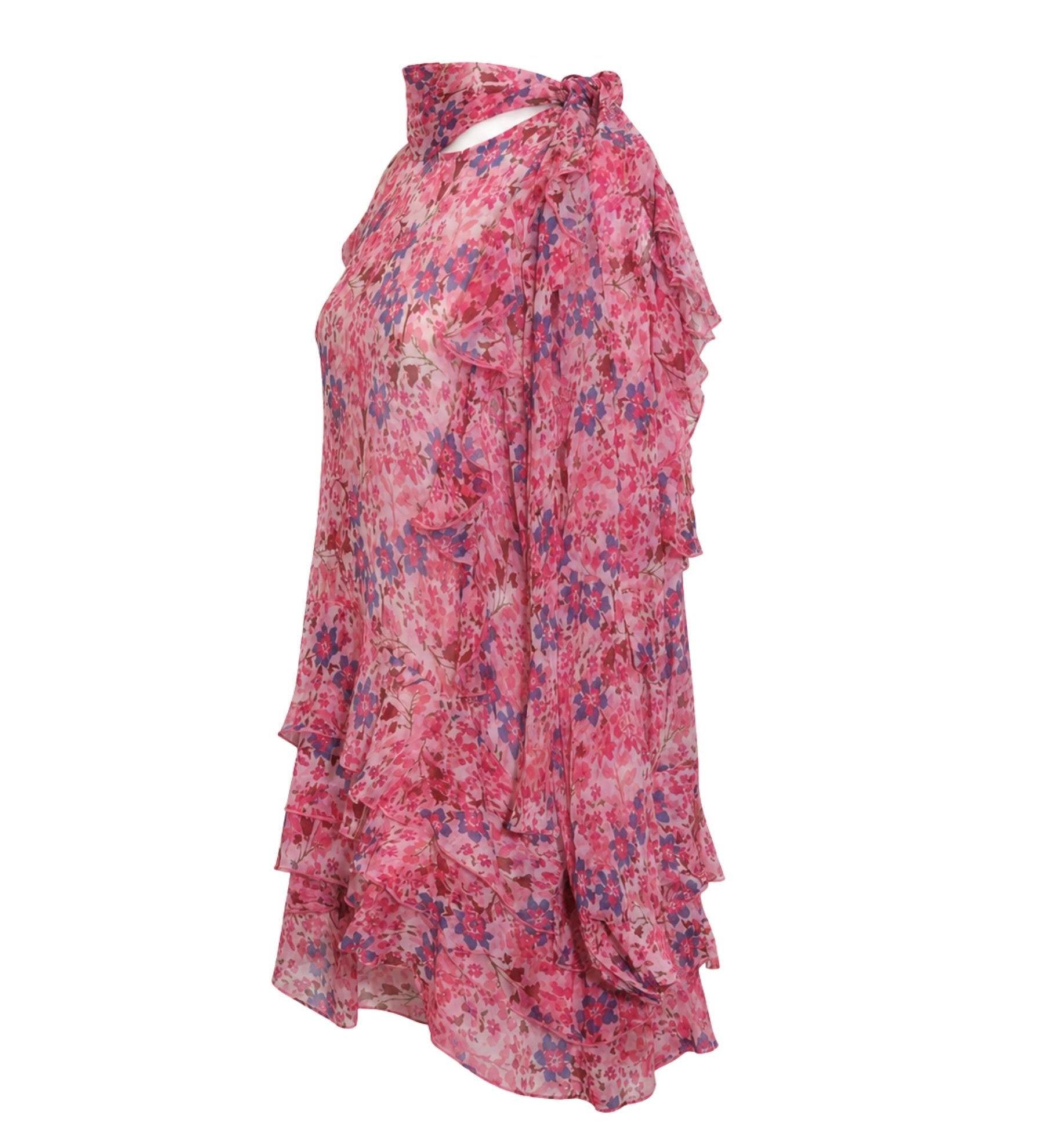 Trelise Cooper “Neck of the Woods” Sheer Floral Top
