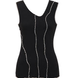 The Line By K Contrast Seam Tank