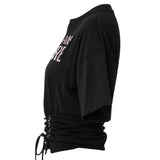 Versace Jeans Couture Lace-Up Corset Logo T-Shirt