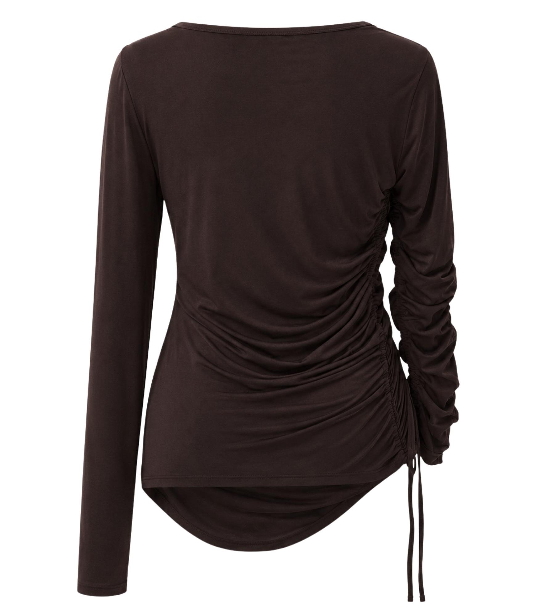 Wynn Hamlyn Ruched Asymmetric Top