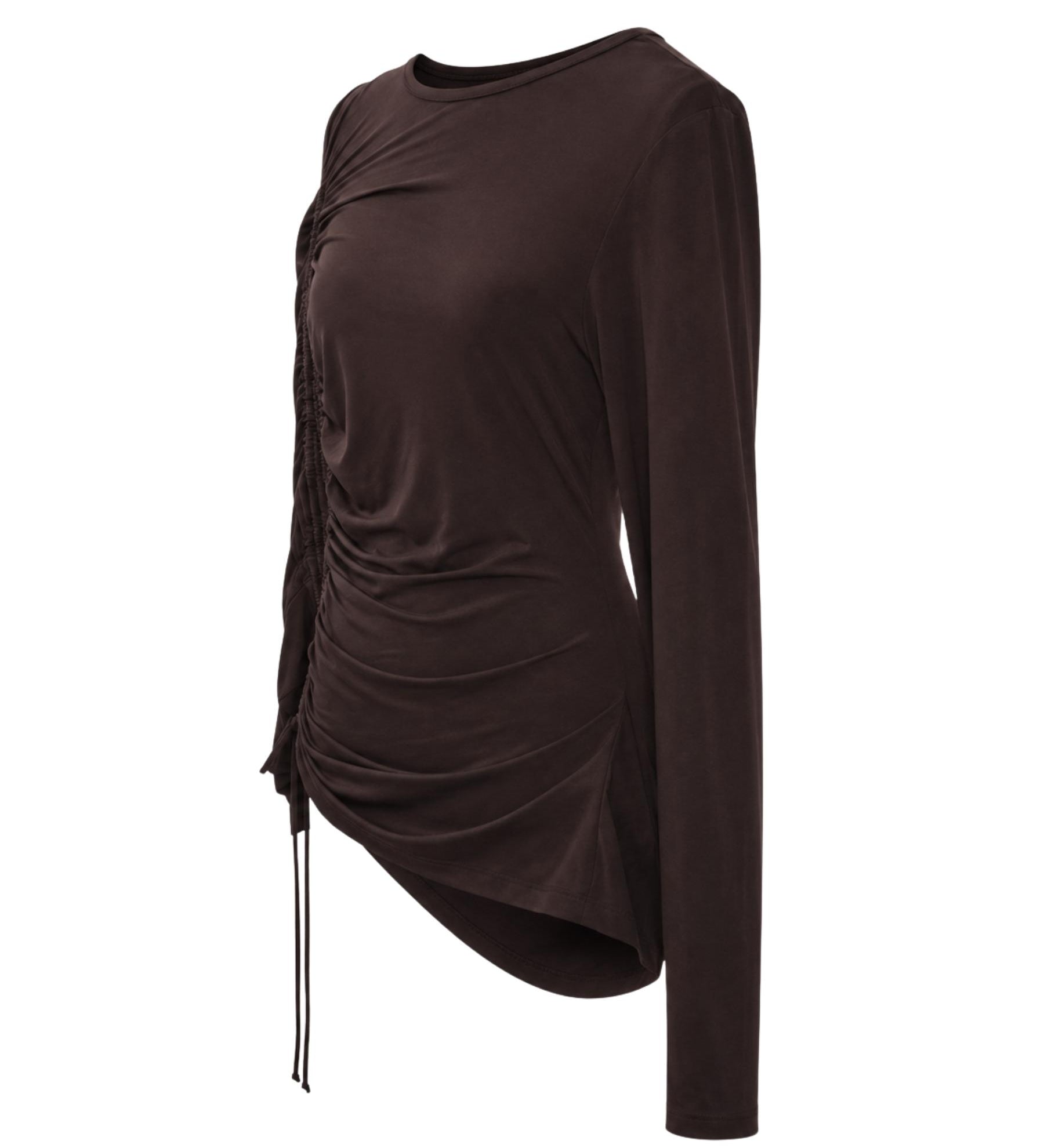 Wynn Hamlyn Ruched Asymmetric Top