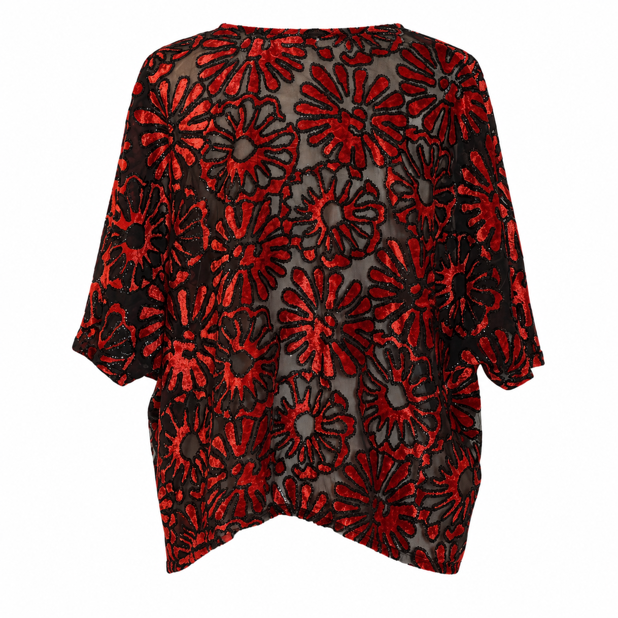 WORLD Sheer Floral Top
