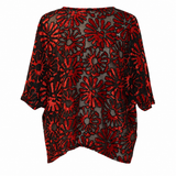 WORLD Sheer Floral Top
