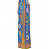 Alémais Luis Printed Silk Wide-Leg Pants