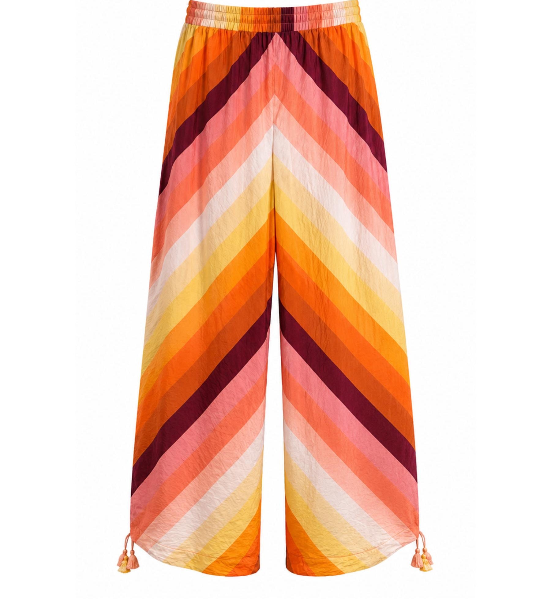 Cooper "Seville Strolls" Ombre Wide Leg Trousers