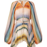 Acler Pleated Sheer Top